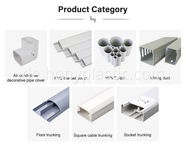 PVC Rectangular Cable Protection Slot -4